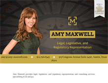 Tablet Screenshot of amy-maxwell.com